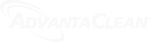 Whitie text logo stating AdvantaClean. 