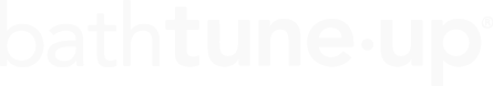 White text logo stating bathtune-up.